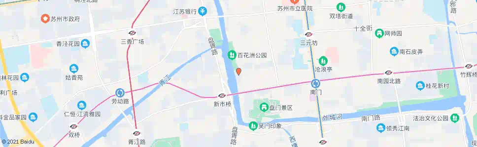 苏州少年宫_公交站地图_苏州公交_妙搜公交查询2025