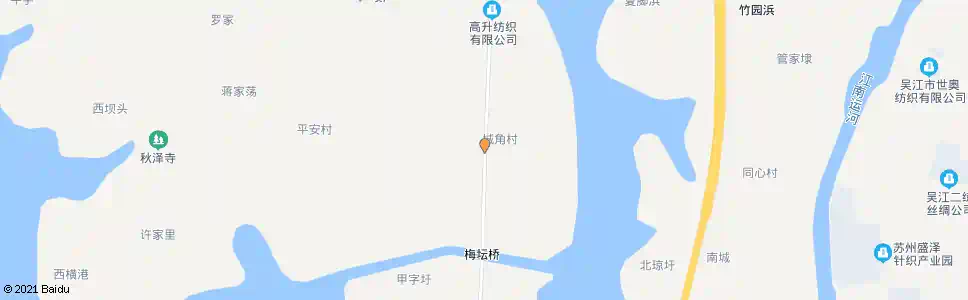 苏州城角村_公交站地图_苏州公交_妙搜公交查询2025