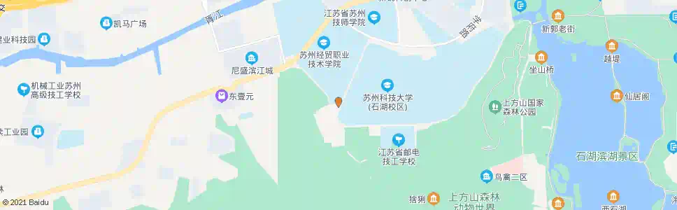 苏州国际教育园工职院_公交站地图_苏州公交_妙搜公交查询2025