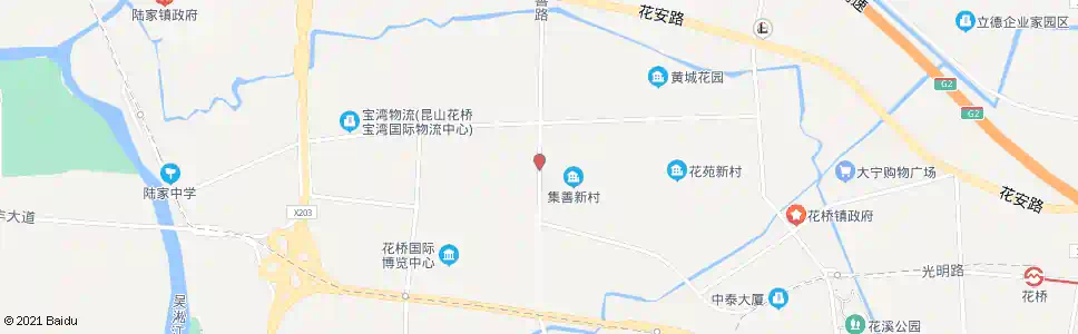 苏州花桥职业中学_公交站地图_苏州公交_妙搜公交查询2025
