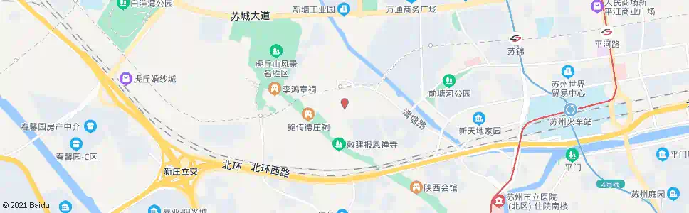 苏州蒲庵路_公交站地图_苏州公交_妙搜公交查询2025