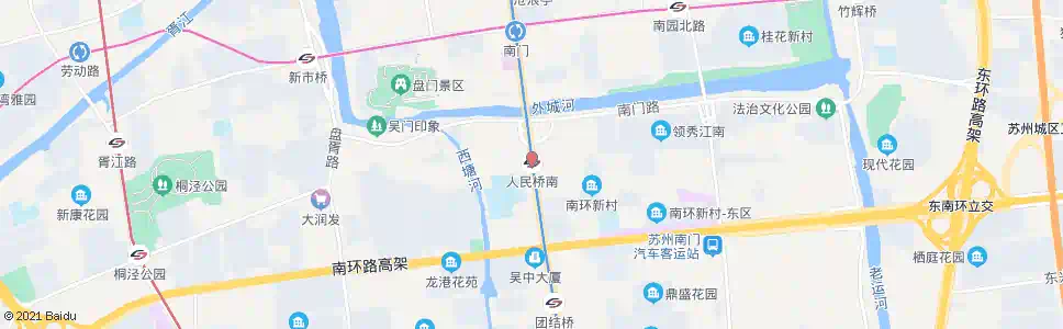 苏州人民桥_公交站地图_苏州公交_妙搜公交查询2025