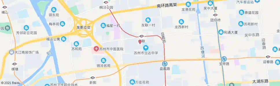 苏州沧浪医院_公交站地图_苏州公交_妙搜公交查询2025