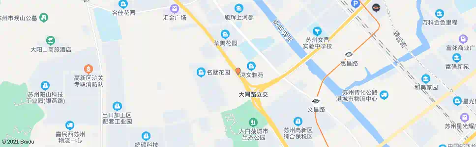 苏州312国道鸿福路南_公交站地图_苏州公交_妙搜公交查询2025
