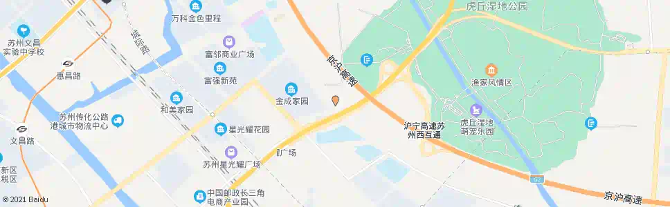苏州新城村_公交站地图_苏州公交_妙搜公交查询2025