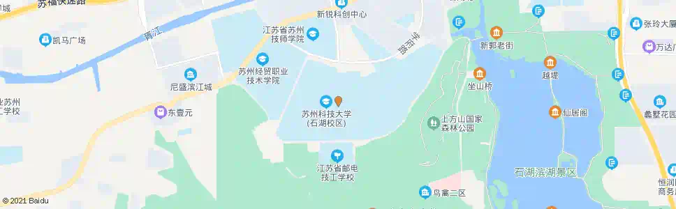 苏州苏科大石湖校区南_公交站地图_苏州公交_妙搜公交查询2025