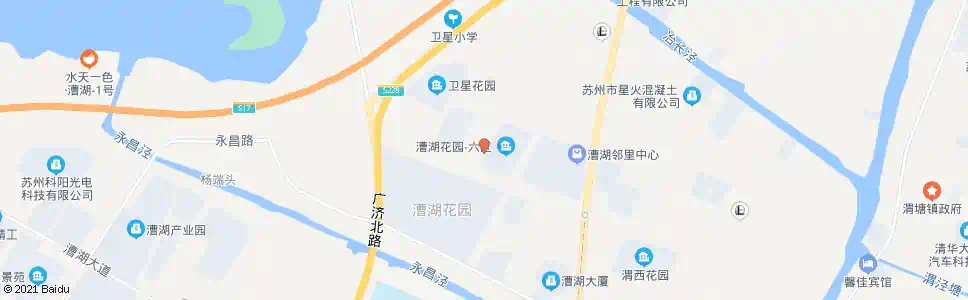 苏州漕湖花园集贸中心_公交站地图_苏州公交_妙搜公交查询2025