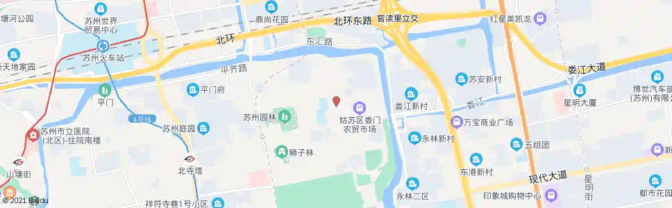 苏州北园新村_公交站地图_苏州公交_妙搜公交查询2025