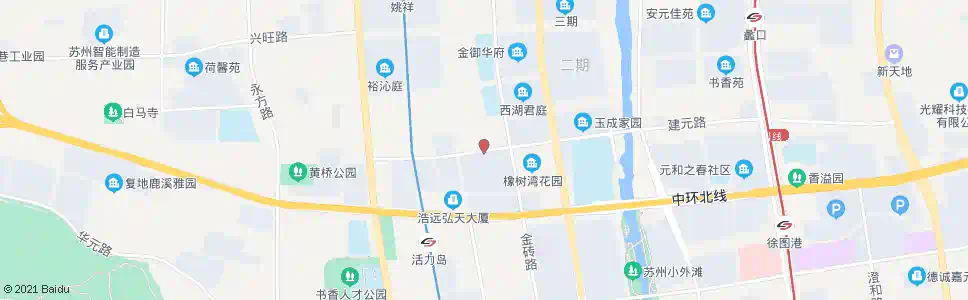 苏州建元路金砖路西_公交站地图_苏州公交_妙搜公交查询2025