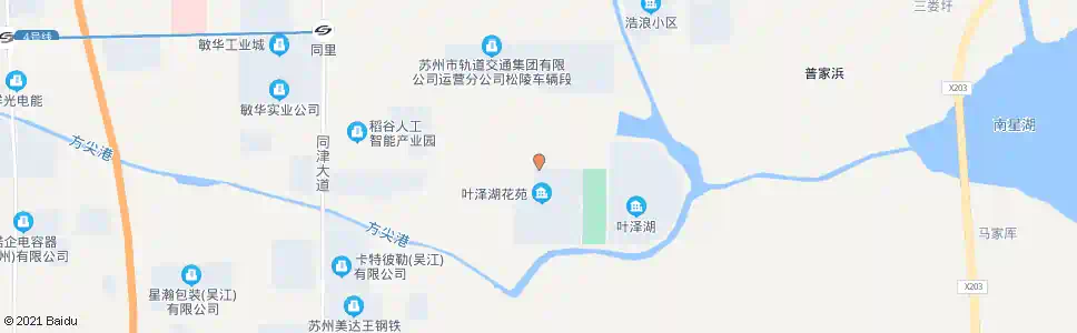 苏州叶泽湖花苑西_公交站地图_苏州公交_妙搜公交查询2025
