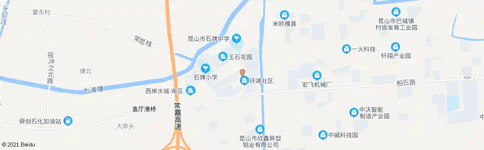 苏州石金路二园路_公交站地图_苏州公交_妙搜公交查询2025