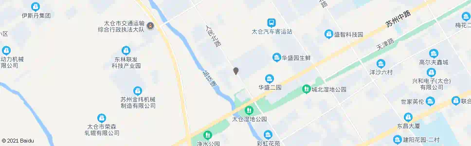 苏州城北花园西门_公交站地图_苏州公交_妙搜公交查询2025