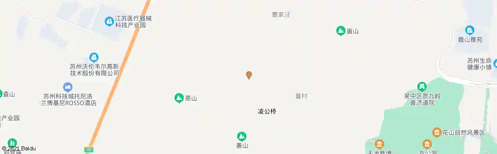 苏州真山_公交站地图_苏州公交_妙搜公交查询2025