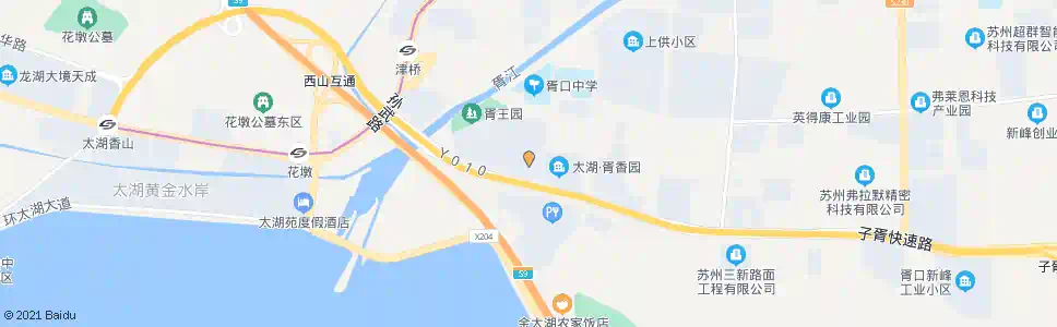 苏州胥香园首末站_公交站地图_苏州公交_妙搜公交查询2025
