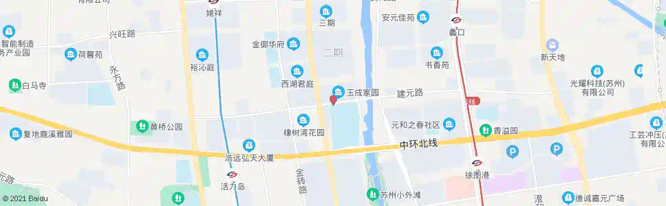 苏州玉成第一幼儿园_公交站地图_苏州公交_妙搜公交查询2025