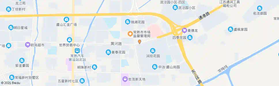 苏州润欣花园(黄河路)_公交站地图_苏州公交_妙搜公交查询2025