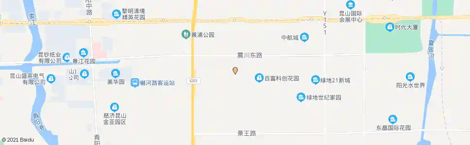 苏州金沙江路震川路_公交站地图_苏州公交_妙搜公交查询2025