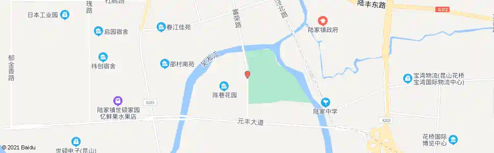 苏州陈巷花园_公交站地图_苏州公交_妙搜公交查询2025