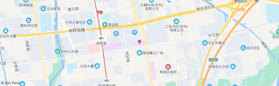 苏州四环路口_公交站地图_苏州公交_妙搜公交查询2025
