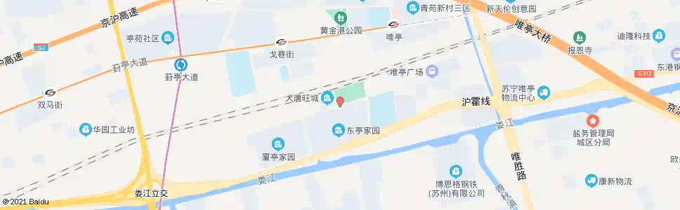 苏州东亭家园_公交站地图_苏州公交_妙搜公交查询2025