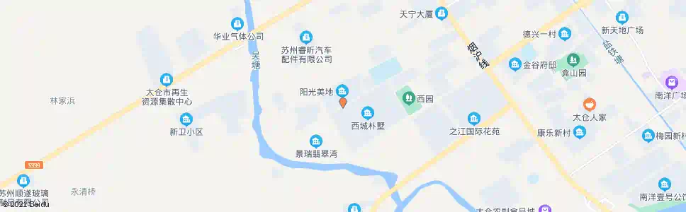 苏州阳光美地_公交站地图_苏州公交_妙搜公交查询2025