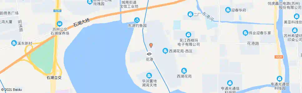 苏州4号线花港站_公交站地图_苏州公交_妙搜公交查询2025