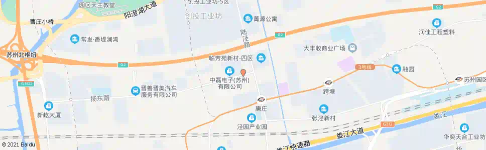 苏州临芳苑西_公交站地图_苏州公交_妙搜公交查询2025