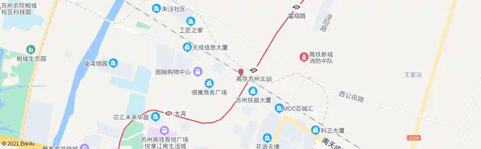 苏州澄阳路蠡塘河路北_公交站地图_苏州公交_妙搜公交查询2025