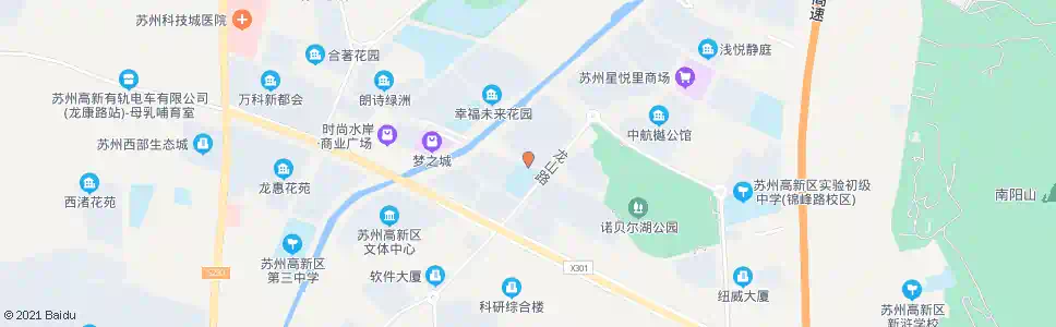 苏州水秀苑南_公交站地图_苏州公交_妙搜公交查询2025