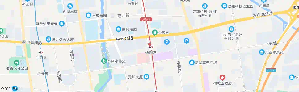 苏州采莲换乘中心北_公交站地图_苏州公交_妙搜公交查询2025