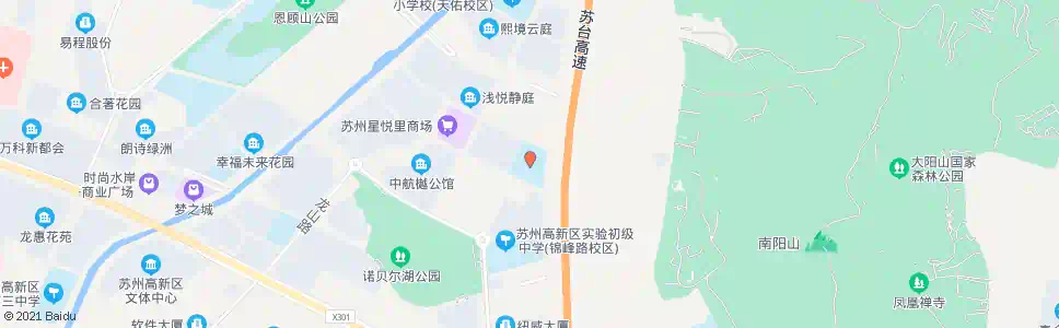 苏州科技城实验小学南_公交站地图_苏州公交_妙搜公交查询2025