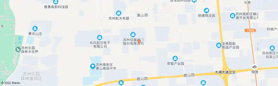 苏州泰山路朝红路东_公交站地图_苏州公交_妙搜公交查询2025