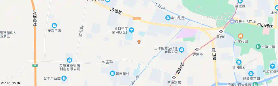 苏州繁丰路燕河路东_公交站地图_苏州公交_妙搜公交查询2025