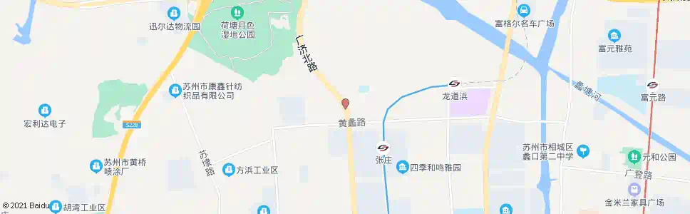 苏州荷塘月色桥南_公交站地图_苏州公交_妙搜公交查询2025