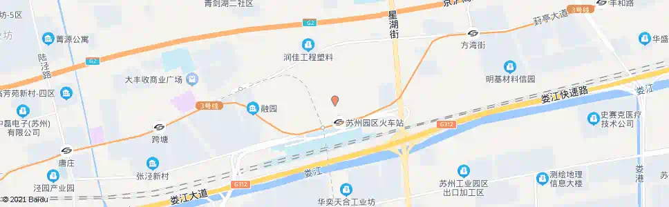 苏州青青家园_公交站地图_苏州公交_妙搜公交查询2025