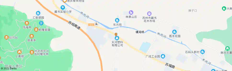 苏州林场_公交站地图_苏州公交_妙搜公交查询2025