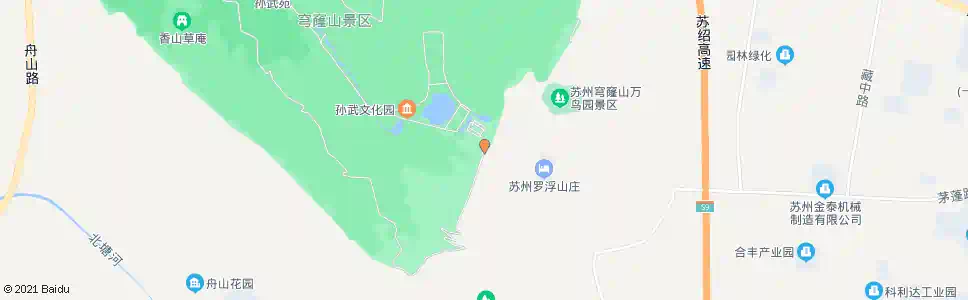 苏州孙武文化园_公交站地图_苏州公交_妙搜公交查询2025