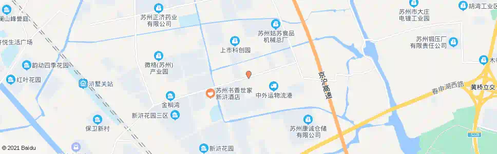 苏州浒杨路青莲路西_公交站地图_苏州公交_妙搜公交查询2025