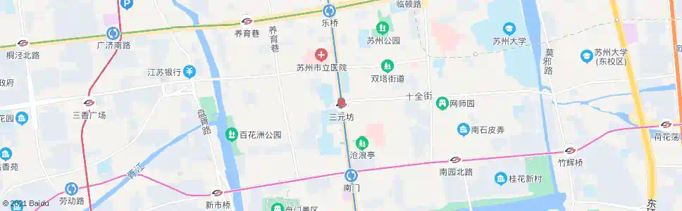 苏州三元坊站_公交站地图_苏州公交_妙搜公交查询2025