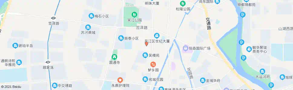 苏州水乡花园_公交站地图_苏州公交_妙搜公交查询2025