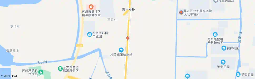 苏州南厍湾里_公交站地图_苏州公交_妙搜公交查询2025
