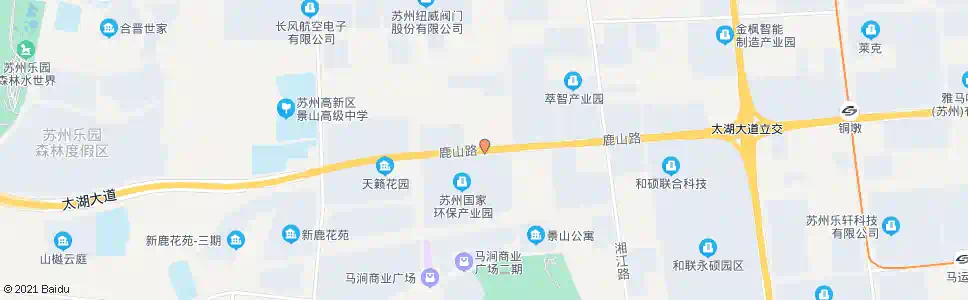 苏州国家环保产业园a区_公交站地图_苏州公交_妙搜公交查询2025