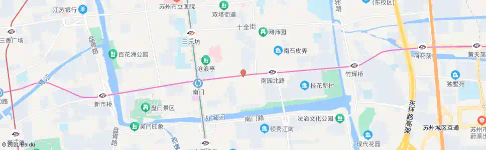 苏州市红十字会东_公交站地图_苏州公交_妙搜公交查询2025