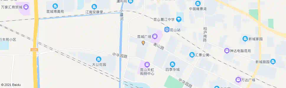 苏州仁宝新天地_公交站地图_苏州公交_妙搜公交查询2025