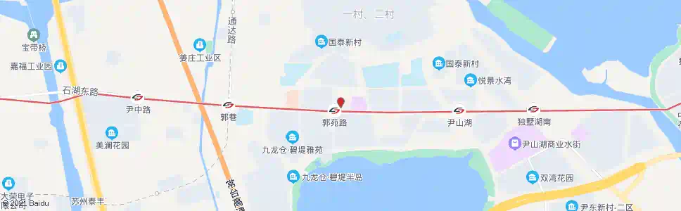苏州郭巷街道_公交站地图_苏州公交_妙搜公交查询2025