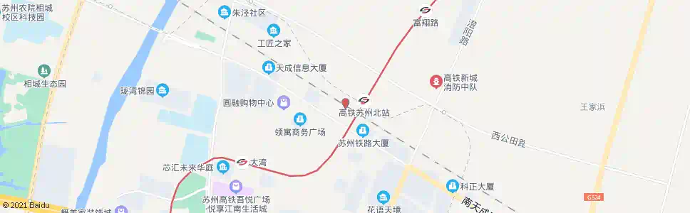 苏州箭浮山路东太湖路北_公交站地图_苏州公交_妙搜公交查询2025
