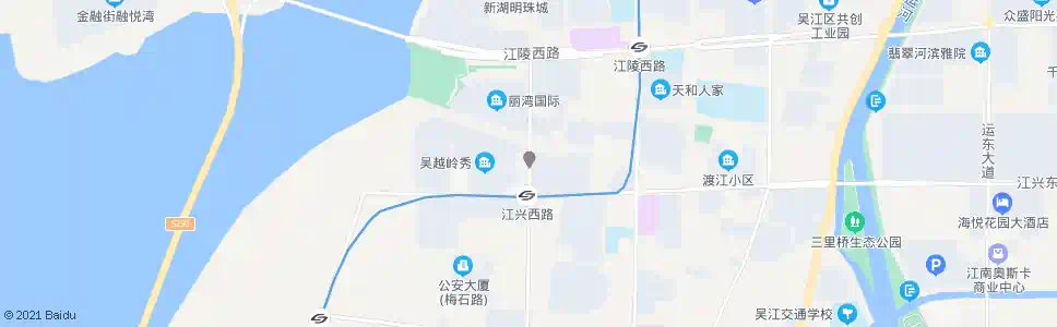 苏州吴越岭秀东_公交站地图_苏州公交_妙搜公交查询2025