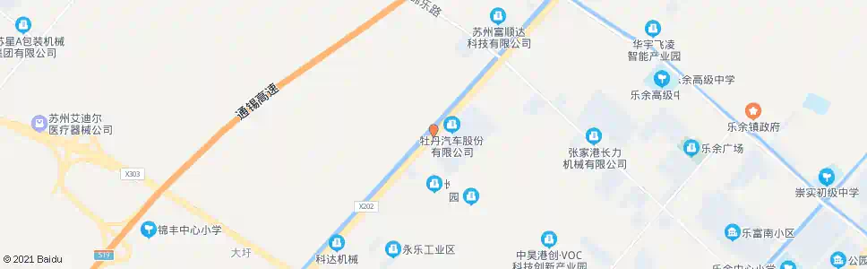 苏州牡丹集团_公交站地图_苏州公交_妙搜公交查询2025