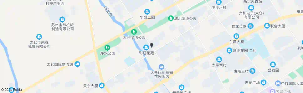 苏州彩虹天下_公交站地图_苏州公交_妙搜公交查询2025