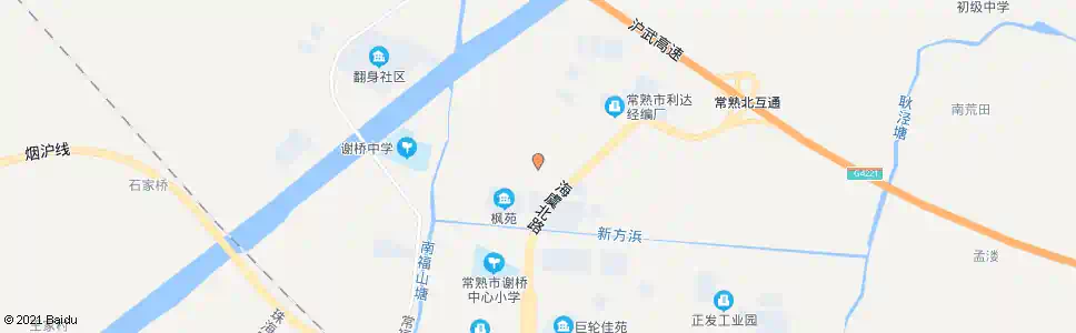 苏州谢桥镇(健康路)_公交站地图_苏州公交_妙搜公交查询2025